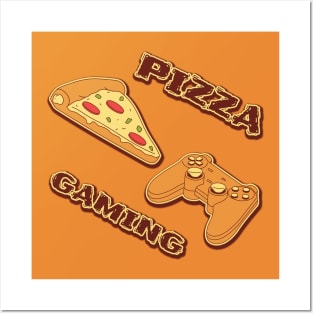 life is better with pizza and gaming Posters and Art